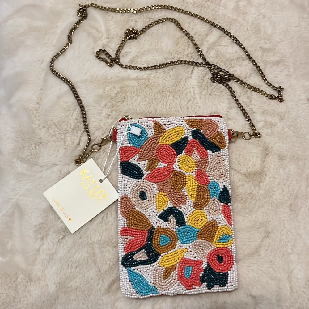 Kaylee New York Handmade Beaded Crossbody